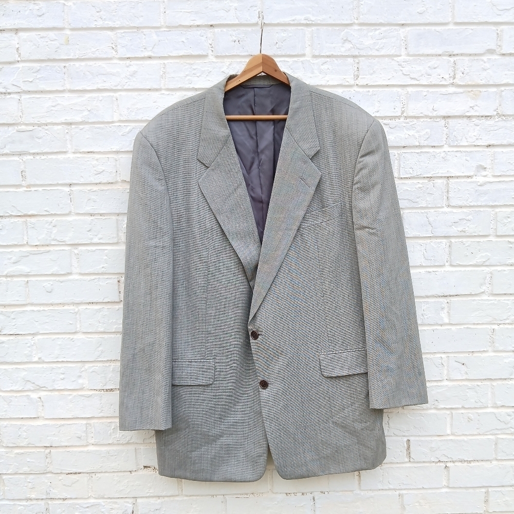 Hickey Freeman Wool Sport Coat size 48 Long